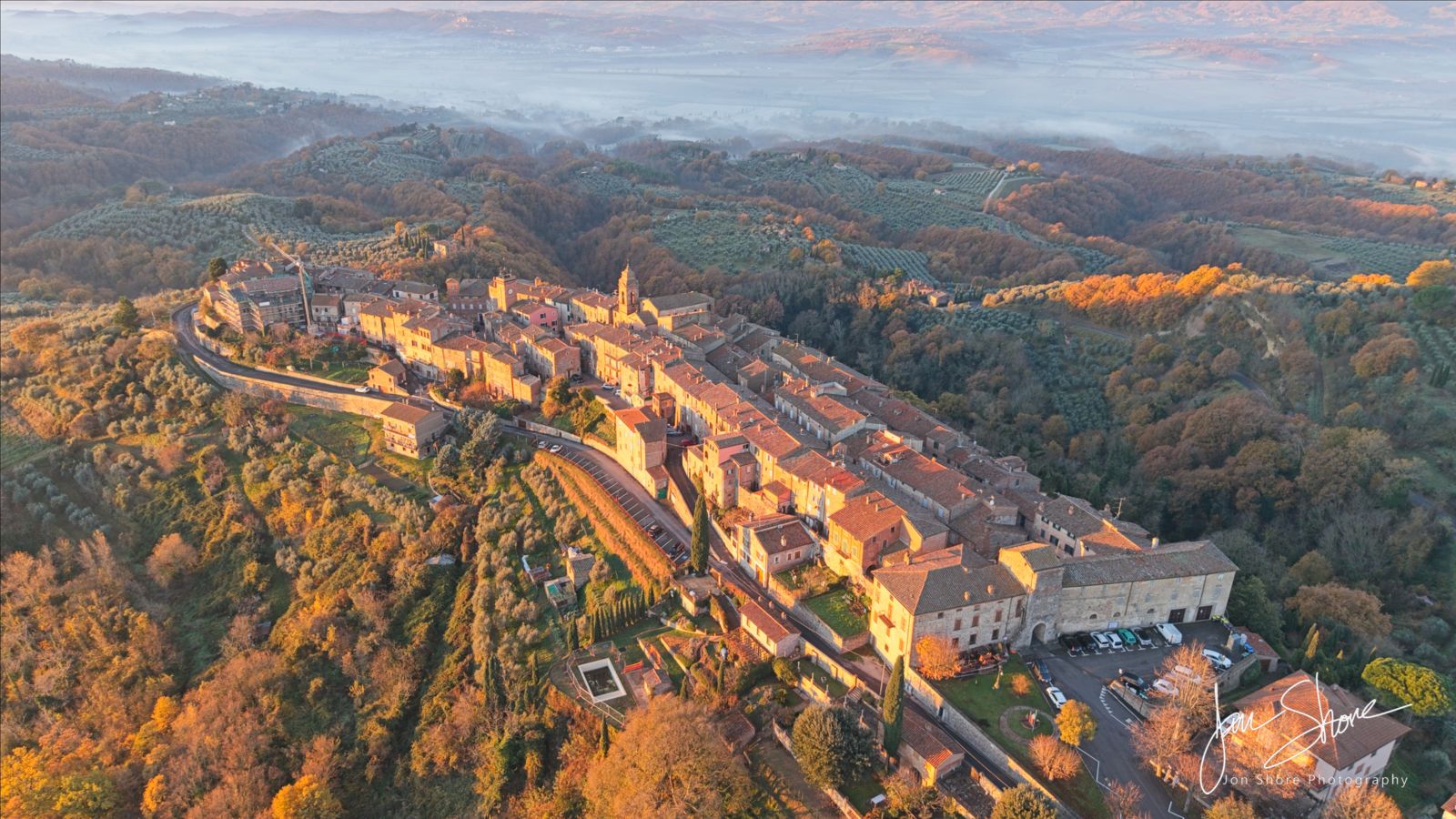 Monteleone d’Orvieto Aerial View by Jon Shore December 2026
