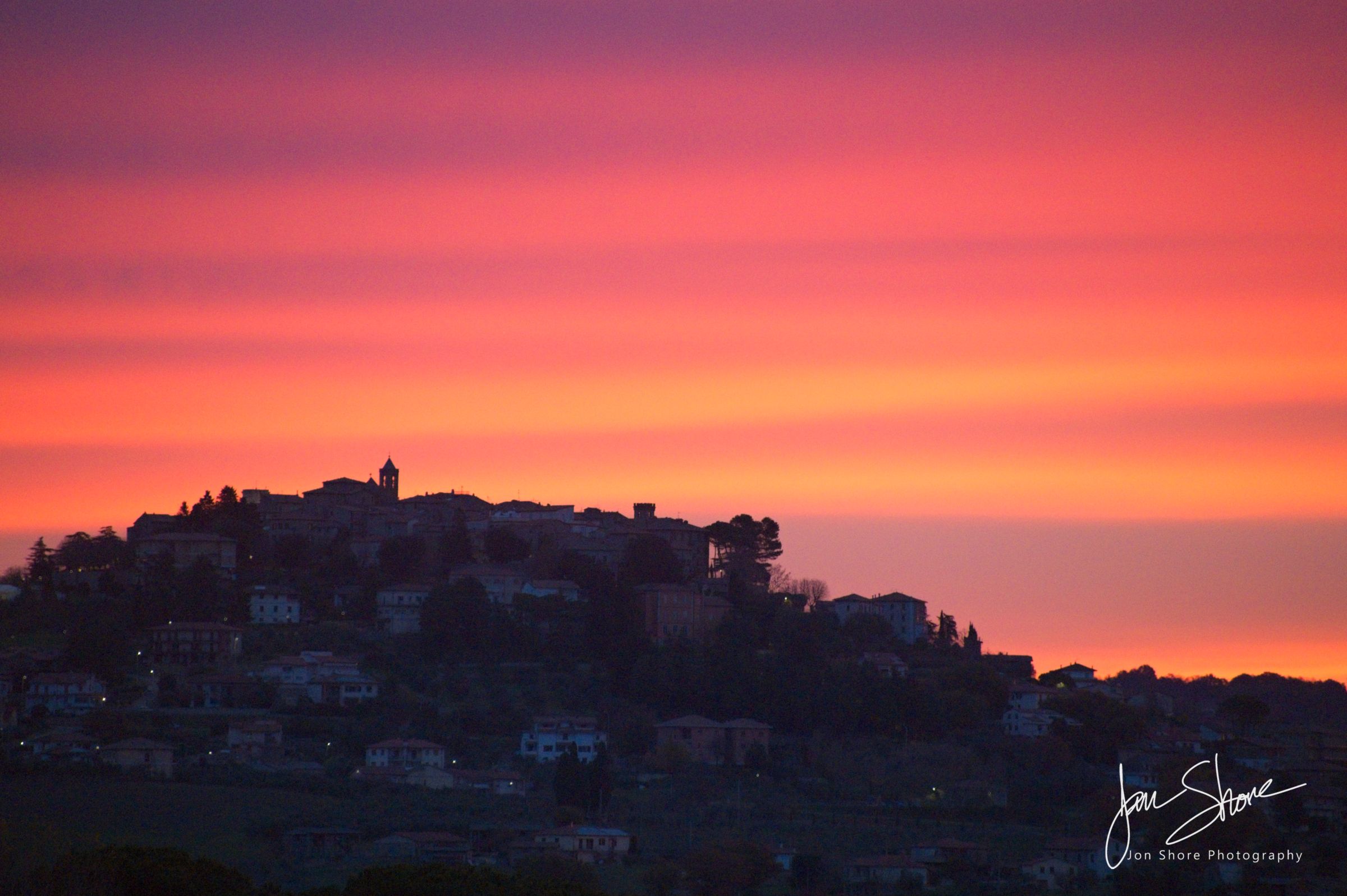 Sunrise Monteleone d’Orvieto Italy December 2024 by Jon Shore